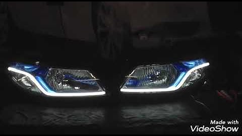 Barra Led DRL com seta sequêncial - Ônix