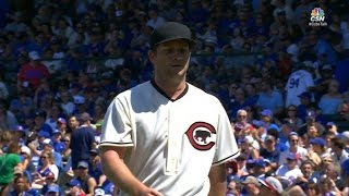 Cin Warren Fans Six Over Five Strong Innings