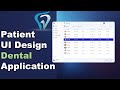 5- Patient List C# UI Design - Dental Application  Winform App GUNA Framework