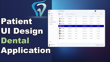 5- Patient List C# UI Design - Dental Application  Winform App GUNA Framework