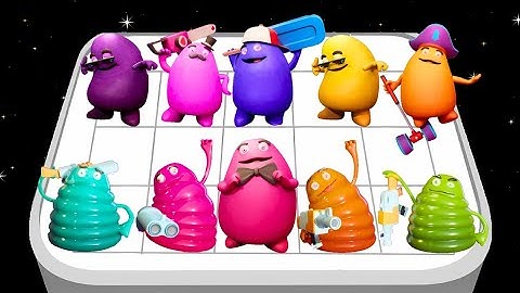 Max Level Gameplay In Merge Grimace Runner Game