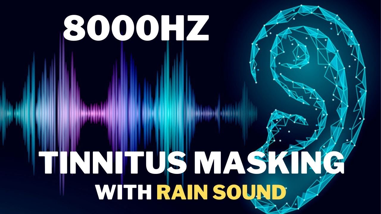 8000 hz Tinnitus Masker with Rain Sounds YouTube