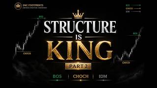 Structure Is King | Part 2 : BOS, CHOCH & Inducement (IDM) Masterclass in Hindi | SMC Footprints