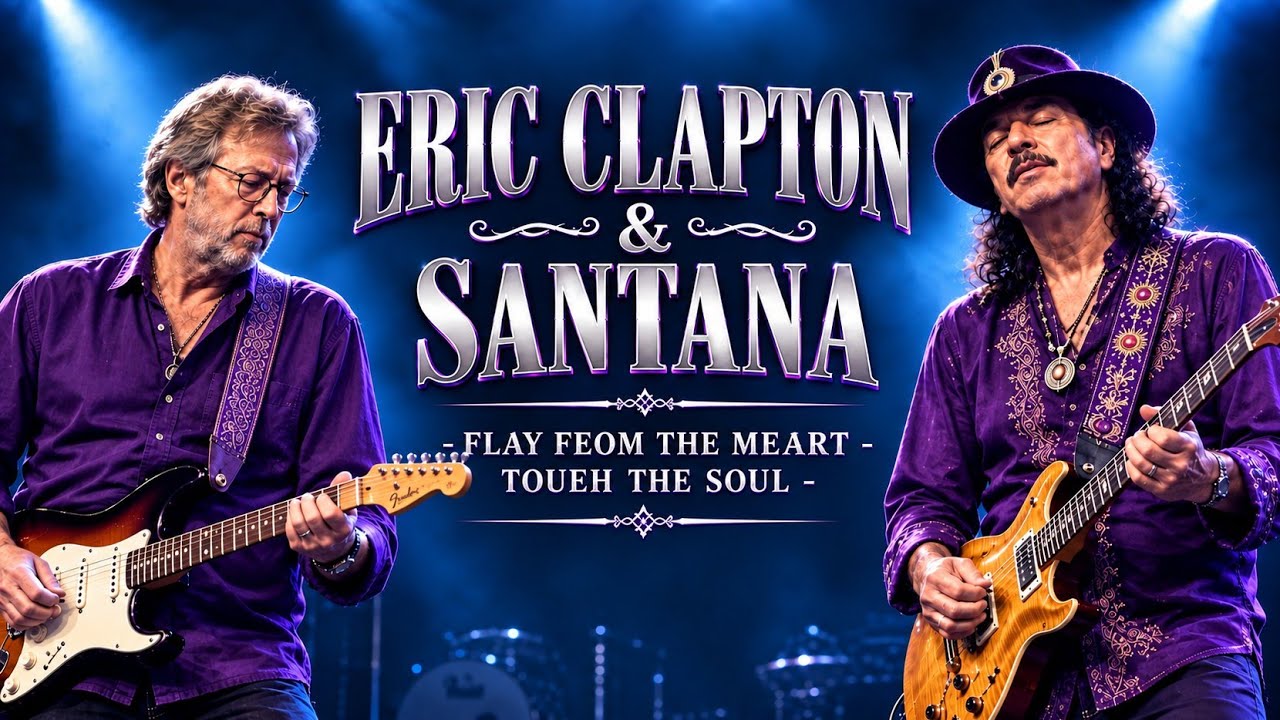 Santana \u0026 Eric Clapton 🔥 Latin Blues Rock Fusion - Lost Guitar Sessions Full Album-Inspired Tribute🎸
