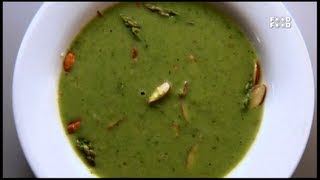 Asparagus Almond Soup  Sanjeev Kapoor's Kitchen