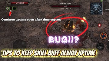 Oniro ARPG | How to Keep Your Buffs Always Active – Unlimited Uptime Trick!! Bug!!?? Tips & Tricks