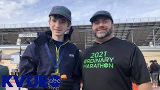 Triathlete helps 15-year-old boy with autism run first 5K in Cedar Park | KVUE