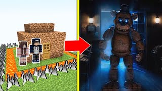 Gấu Ma Freddy Tấn Công Nhà Được Bảo Vệ Bởi bqThanh và Ốc Trong Minecraft