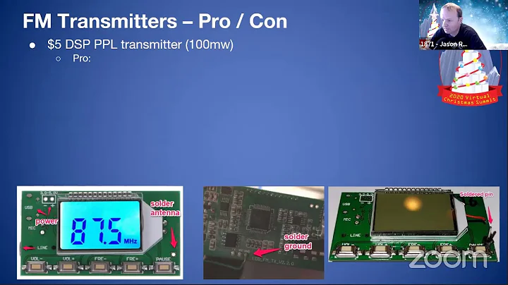 VCS 2020 Transmitting Your Audio Over FM  - Jason ...