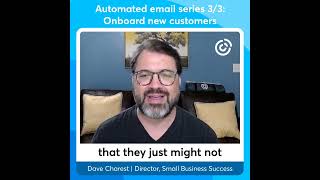 Automated Email Series: How to Onboard New Customers | Constant Contact