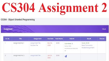 CS304 Assignment 2 | CS304 Assignment 2 Solution Fall 2023 | CS304 Assignment 2 Solution