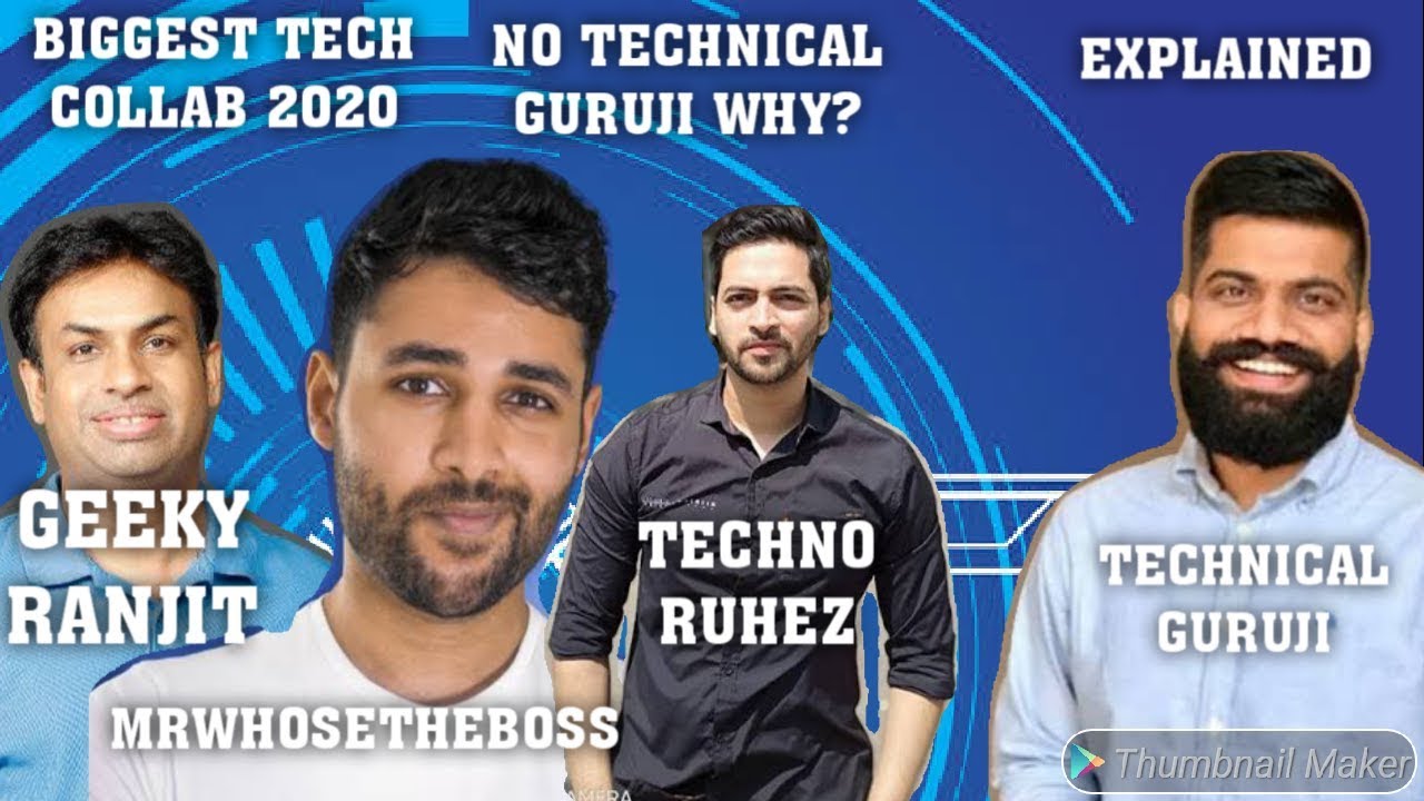 BIGGEST TECH COLLAB INDIA 2020 REVIEW| WHY TECHNICAL GURUJI IS NOT IN IT?|