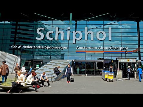 Video: Sprievodca letiskom Schiphol v Amsterdame