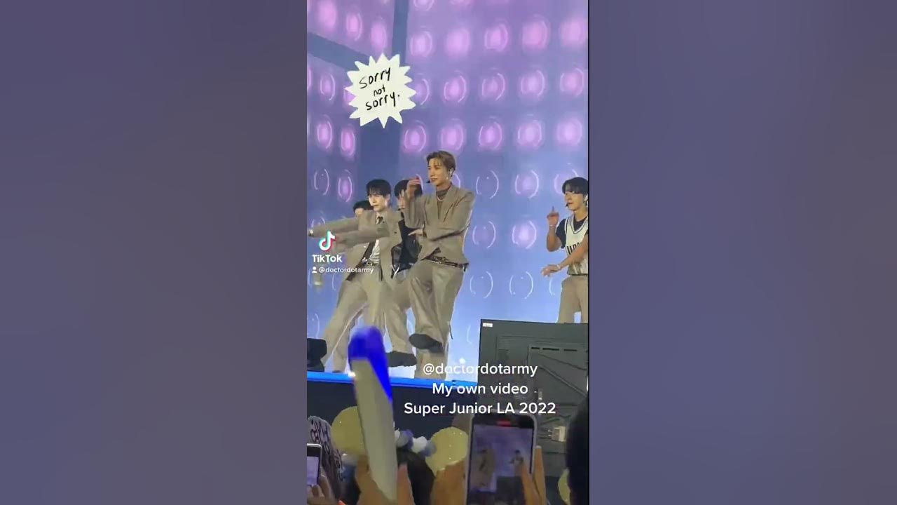 Super Junior Kamp LA #superjunior #kampLA #kpop #elfs #sorrysorry