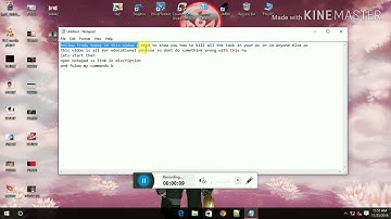 How to kill the task by .bat k on your or other pc