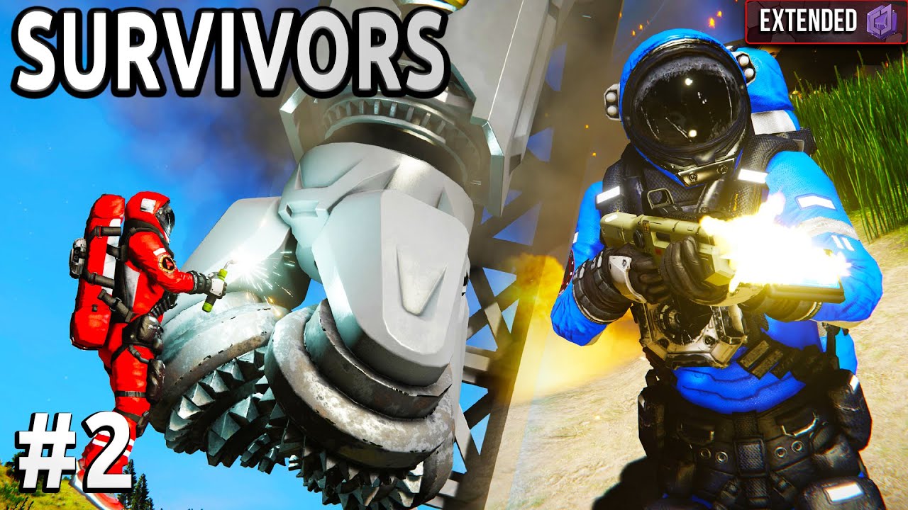 The BIG Drill Machine! - Space Engineers - Survivors - Ep #2 - Extended ...