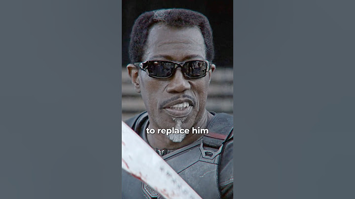 Wesley Snipes Blade Will Be Replaced After Deadpool & Wolverine