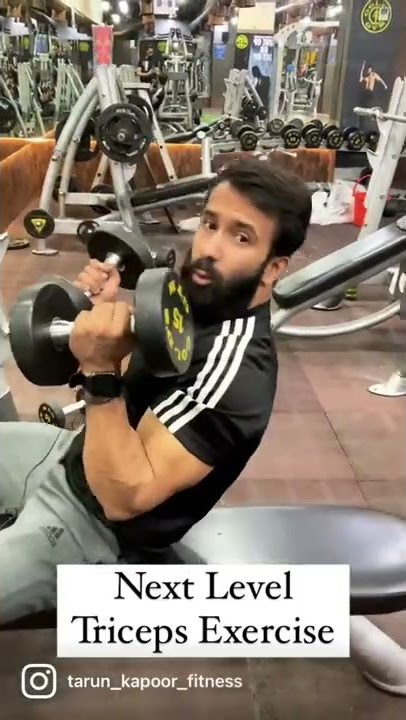 #nextlevel Triceps Exercise #Gain Triceps #Try This Workout 🏋️‍♀️