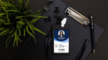Modern Employee Identity Card Design in Adobe Photoshop CC 2018 | Storm Brain