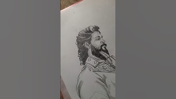 Pushpa 2 Pencil Drawing | Allu Arjun & Sreeleela Artistic Magic 🎨✨""Pushpa 2 Song Art |💫"