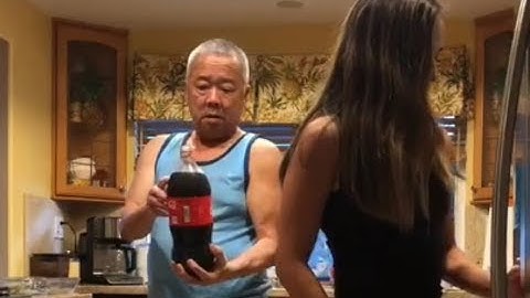 MADE THE SODA EXPLODE ON MY DAD | Kylie Moy