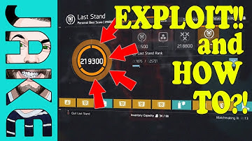 DIVISION EXPLOIT/HOW TO (1.6 LAST STAND) - UNLIMITED WEAPONS AND MONEY