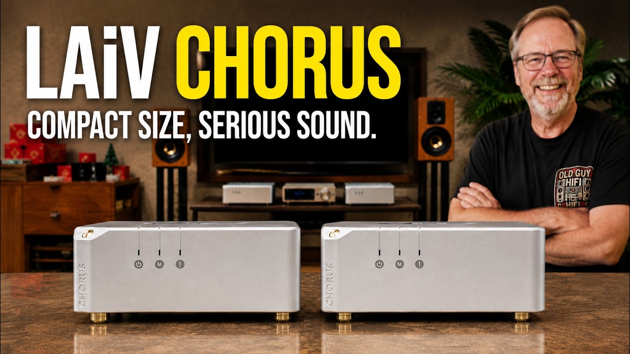 LAiV Crescendo CHORUS GaN amplifier reviewed by Ed Homewood on Old Guy Hifi