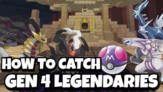 How To Catch EVERY Generation 4 LEGENDARY in Pixelmon!