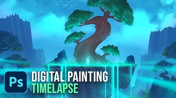 Mana - Digital Painting Process Timelapse