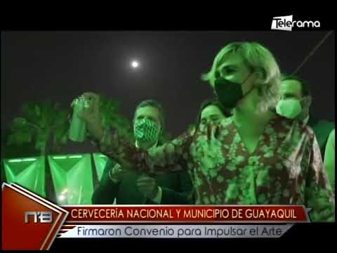 Cervecería Nacional y Municipio de Guayaquil firmaron convenio para impulsar arte