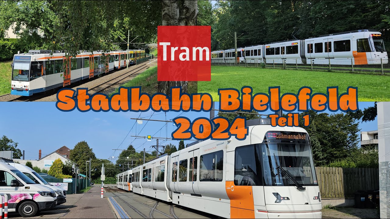 Stadtbahn Bielefeld 2024 | Teil 1 | 4K 60fps (UHD)