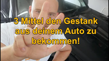 Wie bekomme ich den Gestank aus dem Auto?