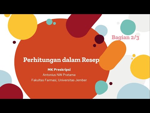 Perhitungan dalam resep-Part 2/3