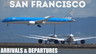 8 Minutes of Exhilarating SFO Arrivals & Departures!