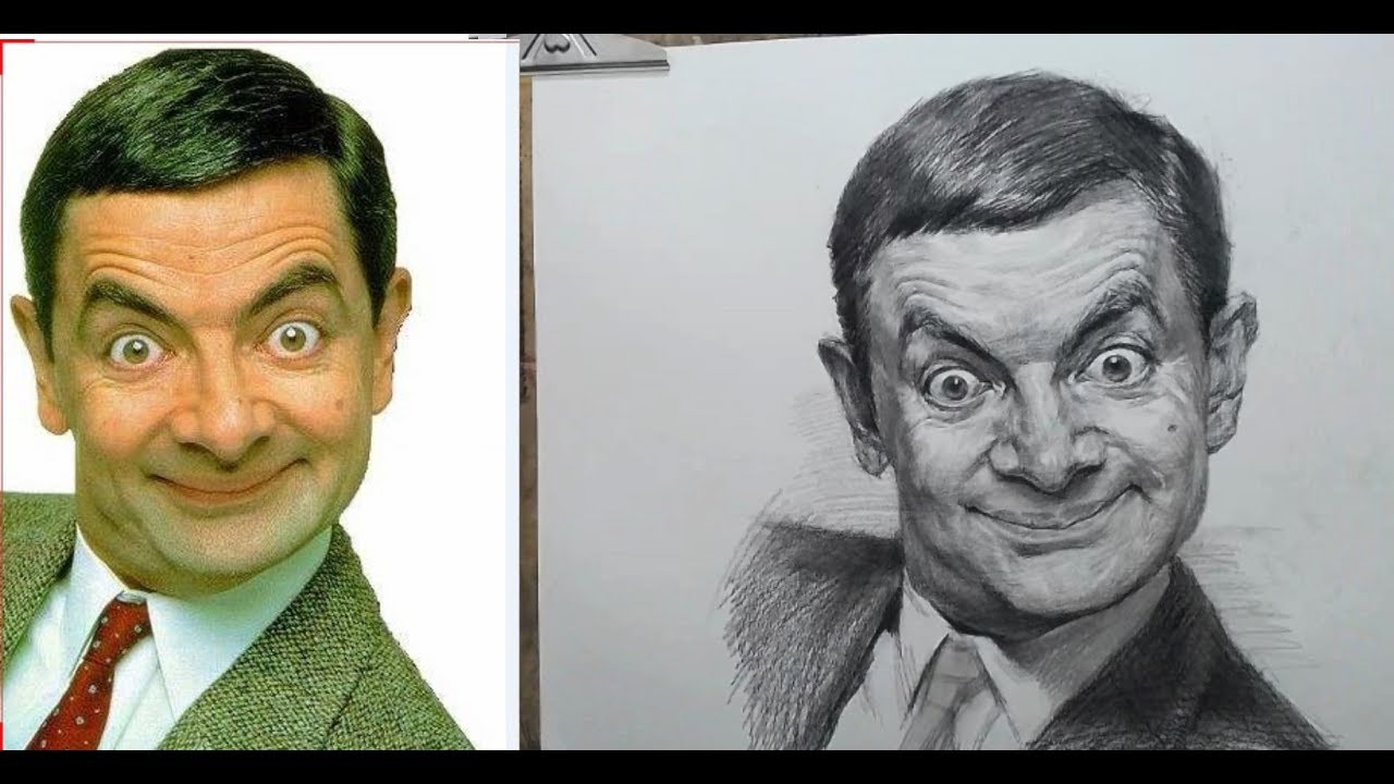 Mr Bean Drawing  Art Therapy  Drawings  Illustration People  Figures  Portraits Male  ArtPal
