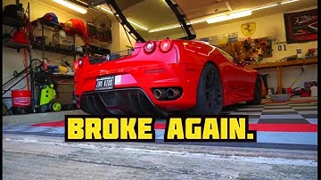 MY FERRARI F430 BROKE DOWN AGAIN!! **DIY Thermostat Repair**