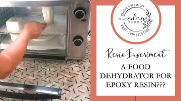 Epoxy Resin Curing Hacks: How to Use a Food Dehydrator for Time-Saving Results!