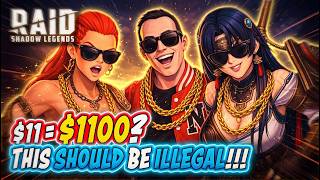 $11 Raid Starter Account = $1100 Value?! (Loaded Test)