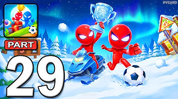 Stickman Party - Gameplay Walkthrough Part 29 - Tournament Mode 1 2 3 4 Players Free New Mini Games