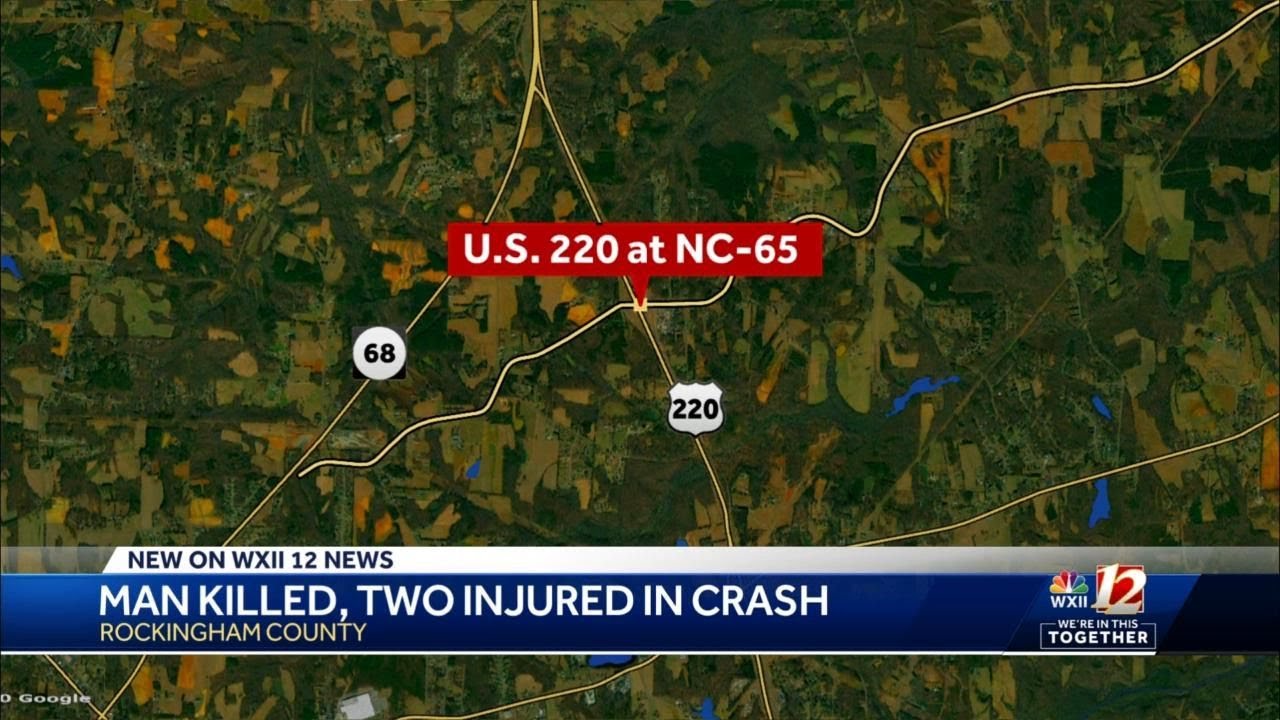 Rockingham County crash on US 220 kills man, sends 2 others to hospital