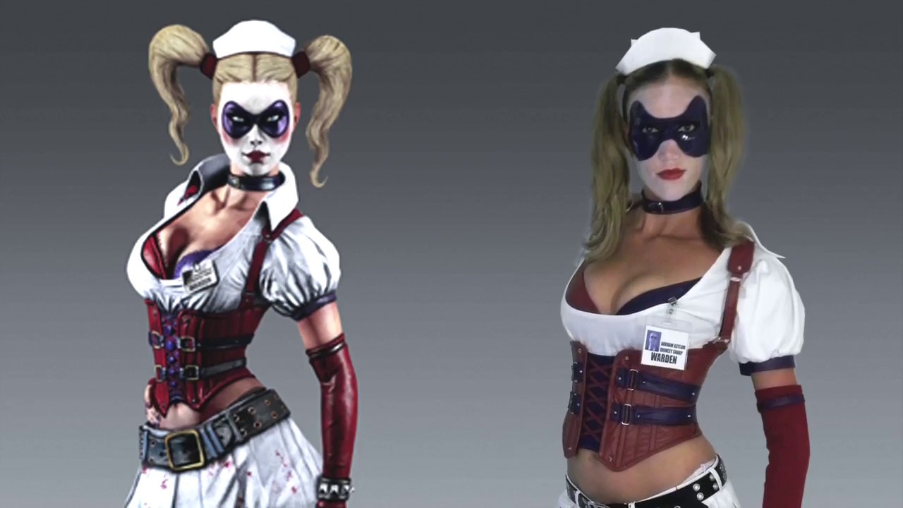 Closer Look At Our Harley Quinn Arkham Asylum Costume 2 Versions