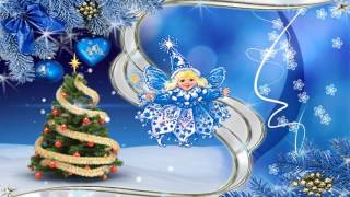 Фон для видеомонтажа Новогодняя фея HD Video Background Christmas Fairy