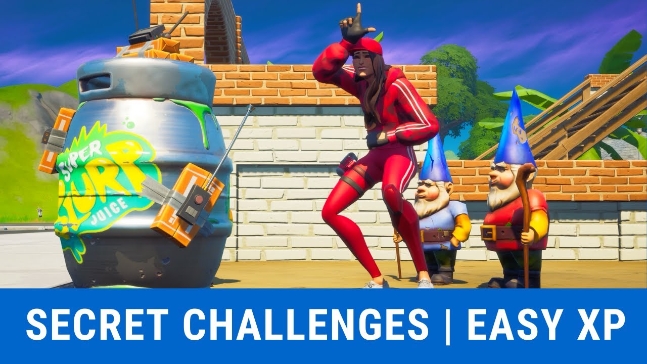 Fortnite | Chapter 2, Season 4 | Secret Challenges: The Lair & The Traps Challenges