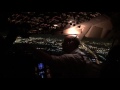 Посадка Boeing 767-300ER в Пулково. Вид из кабины пилотов. Night landing view cockpit HD