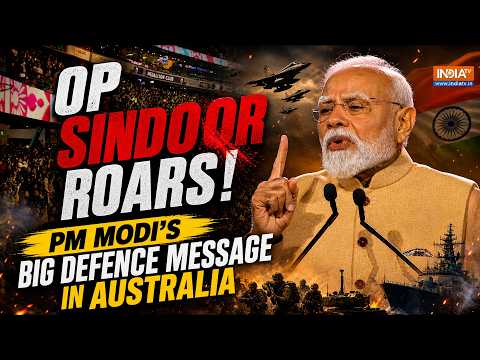 PM Modi Hails India’s Defence Credibility, Praises Operation Sindoor in Australia | Full Speech