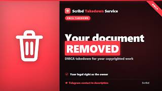 Scribd DMCA Takedown: Remove Your Document Fast