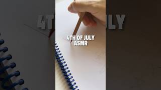 HAPPY 4TH OF JULY! 🎉🇺🇸 Grab your sketch and doodle away! 🤩  #sketchbook #asmrdrawing #asmr