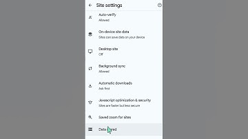 How To View and Clear Site Storage Data on Chrome Android #chrome #androidsettings #googlechrome