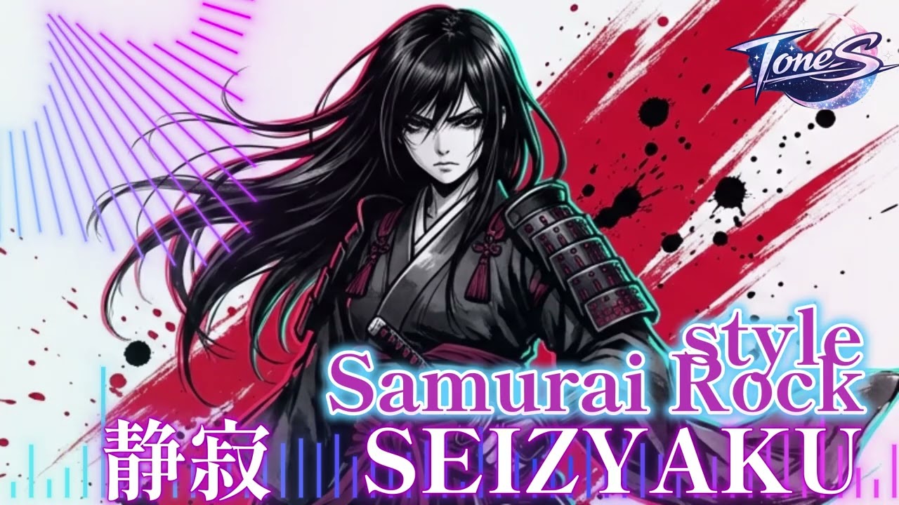 静寂 SEIZYAKU | Taiko & Shamisen Samurai Rock (Epic Rock / Female Vocal)　ToneS