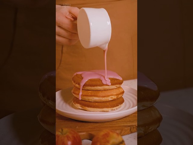 ASMR Cooking Pancakes But So Satisfying (ASMR No talking) #shorts #asmr